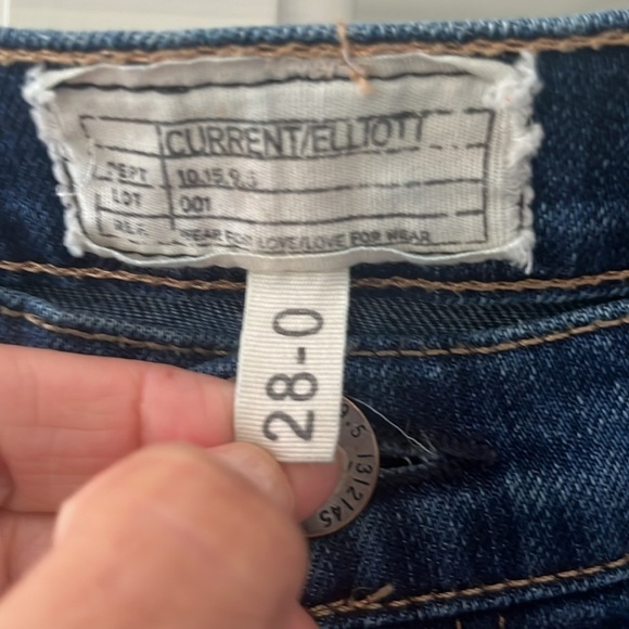 Current/Elliot The Cuffed Skinny Envy Jeans Size 28 - Picture 5 of 12